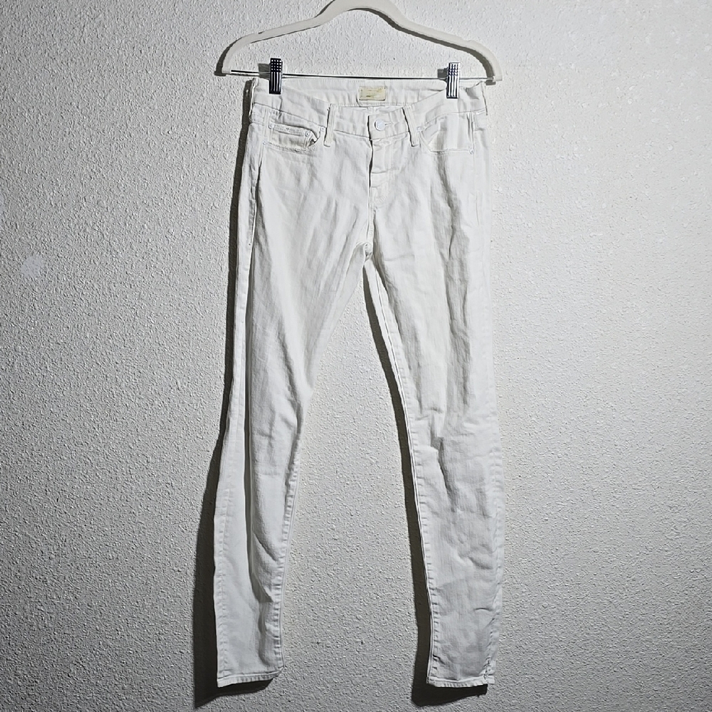 MOTHER White Skinny Jeans